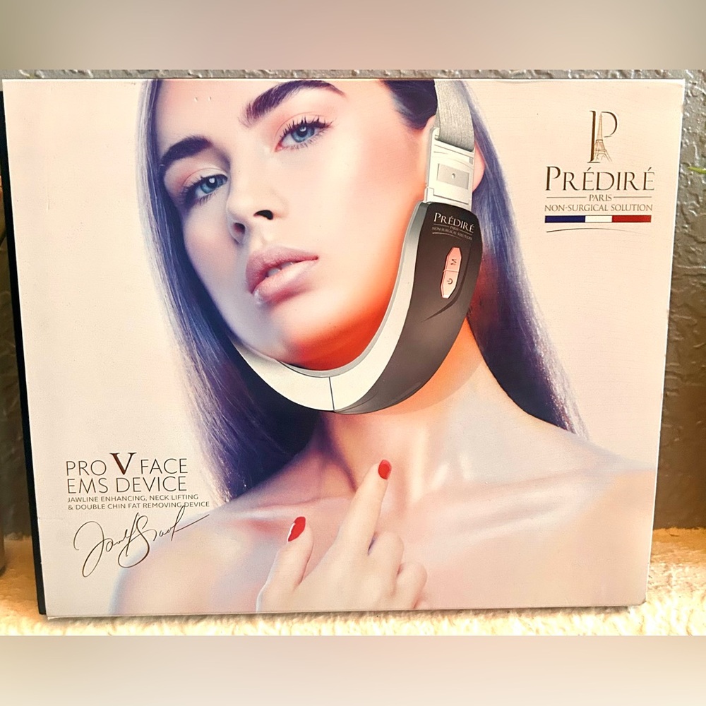 Predire Paris Pro V Face EMS Device Pro V Bella EMS Device Jawline & Neck LED